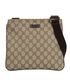 GG Supreme Small Flat Messenger Bag, front view